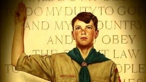 Teenager raised his right hand for oath